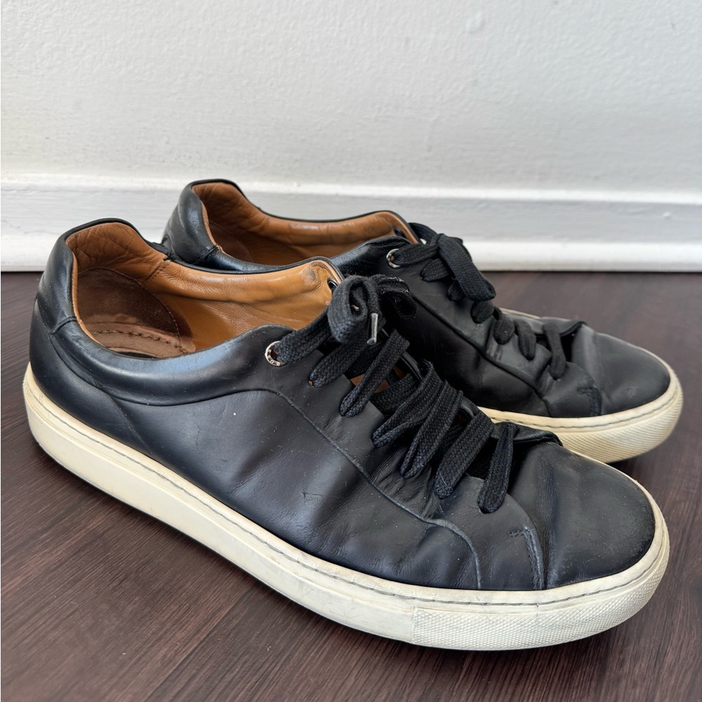 Black Hugo Boss Gary leather sneakers 43 US 10
